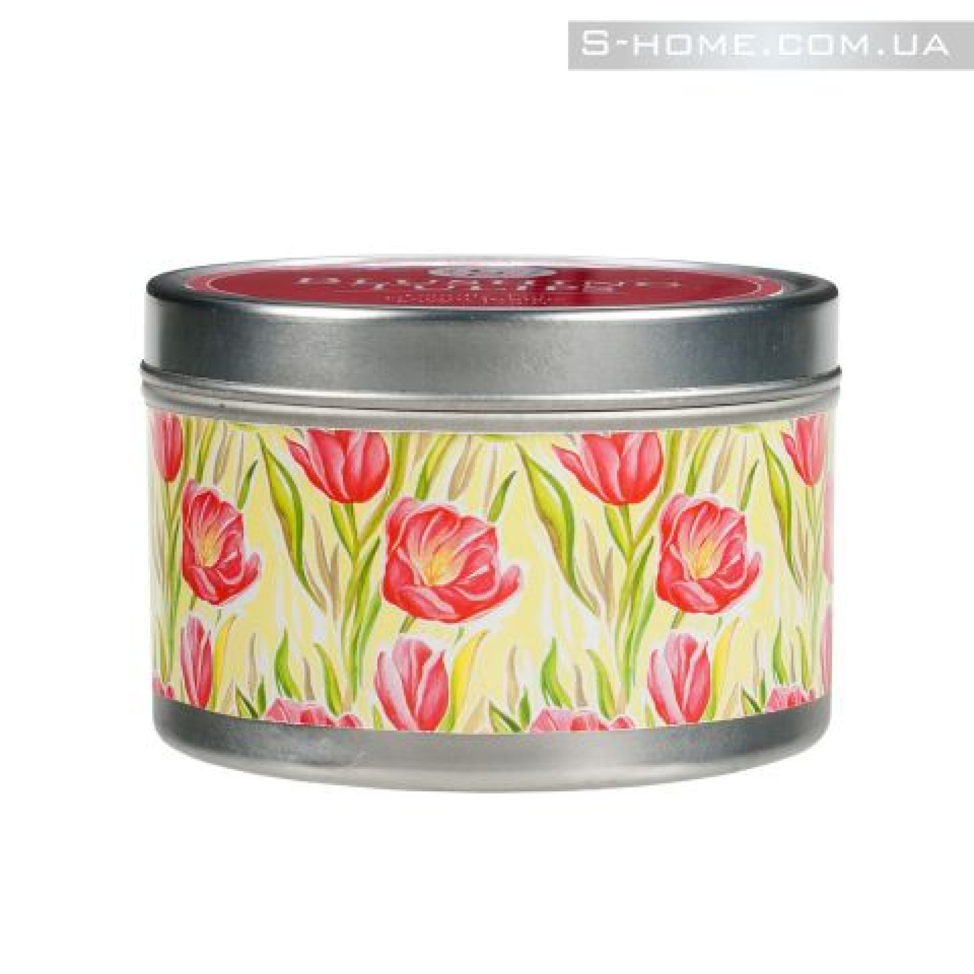 Свеча Greenleaf в табакерке Цветущие Тюльпаны